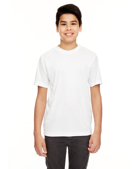 Front view of Youth Cool & Dry Basic Performance T-Shirt