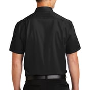 Back view of Short Sleeve SuperPro Twill Shirt