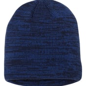 Front view of 8″ Marled Knit Beanie
