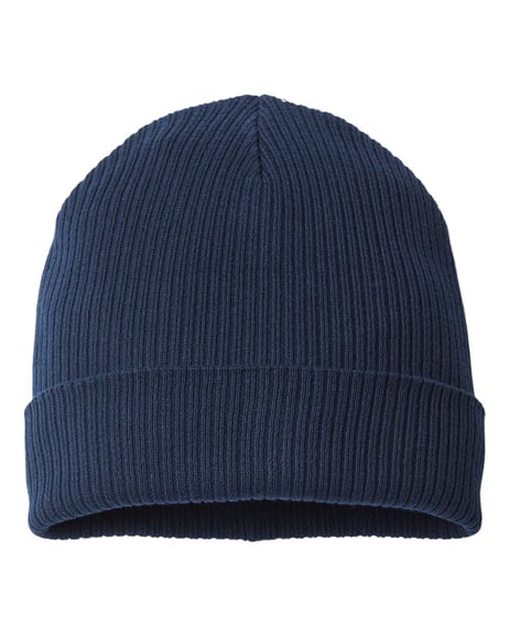 Front view of Sustainable Cuffed Beanie