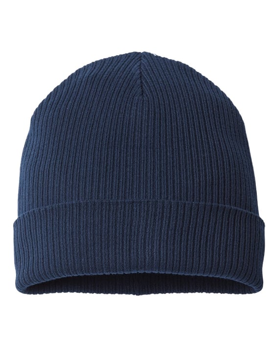 Front view of Sustainable Cuffed Beanie