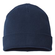 Front view of Sustainable Cuffed Beanie