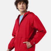 Side view of Full-Zip Anorak Jacket
