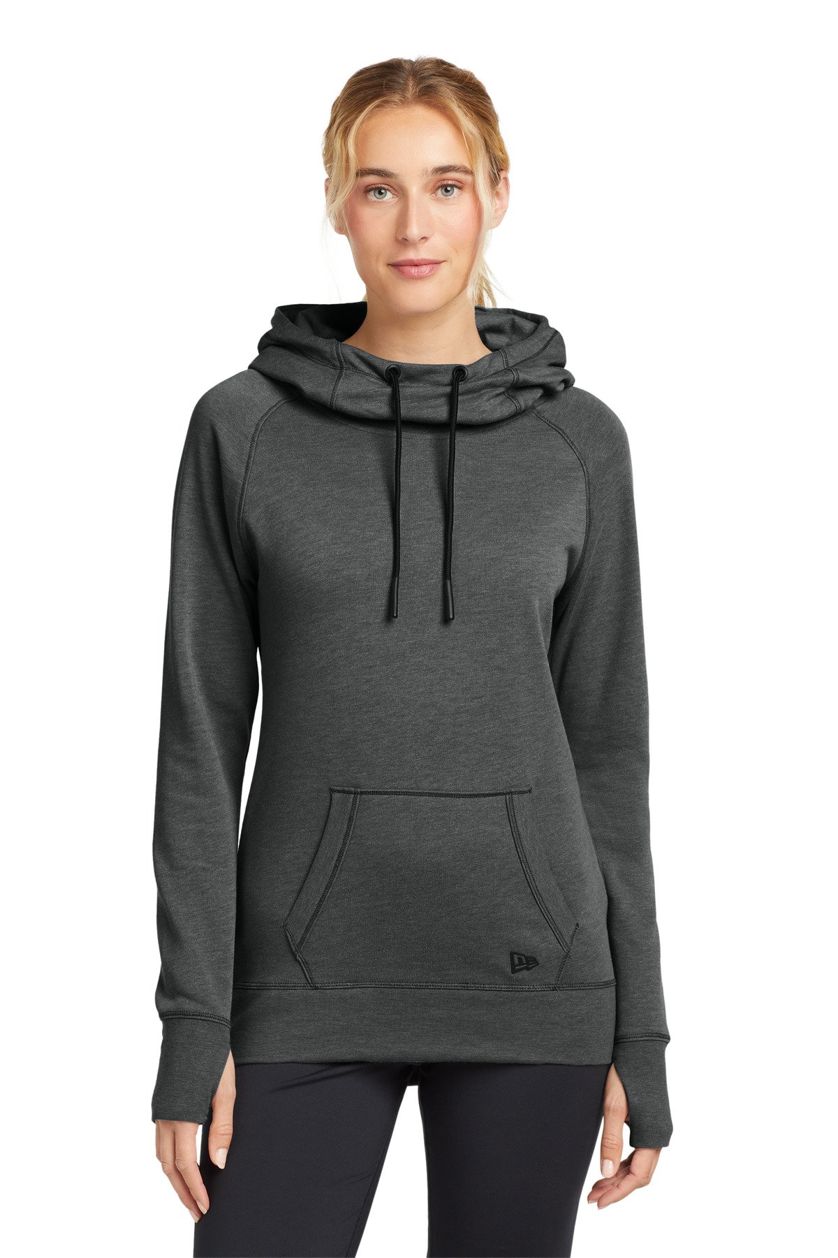 Front view of Women’s Tri-Blend Fleece Pullover Hoodie