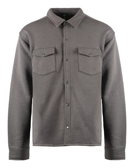 Front view of Fleece Snap Jacket