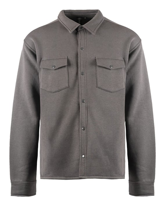 Front view of Fleece Snap Jacket
