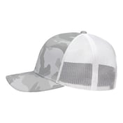 Side view of Traditional Lo-Pro Mesh Back Trucker Fit Cap