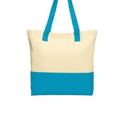 Front view of Colorblock Cotton Tote
