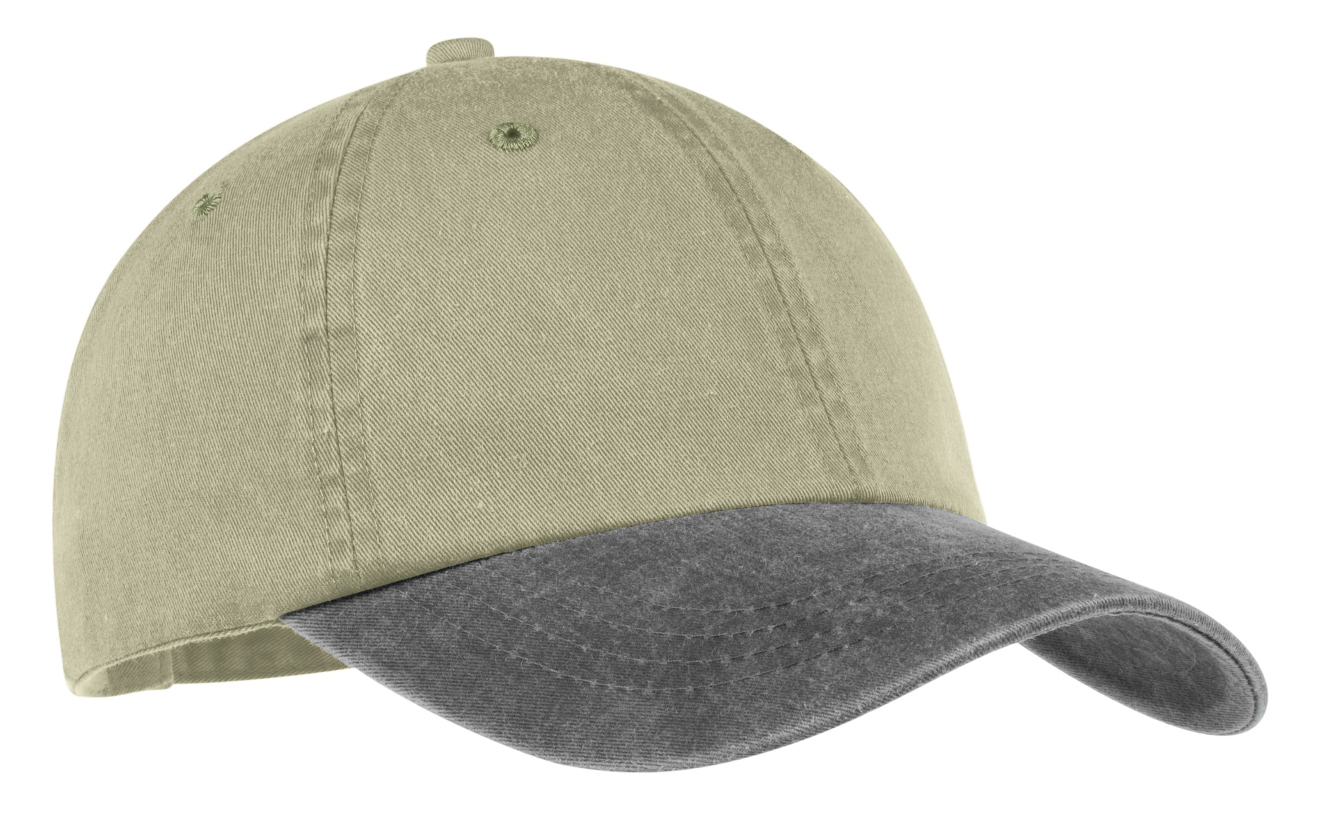 Front view of Two-Tone Pigment-Dyed Cap