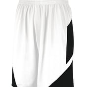 Side view of Youth Step-Back Basketball Shorts