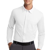 Front view of Dimension Knit Dress Shirt