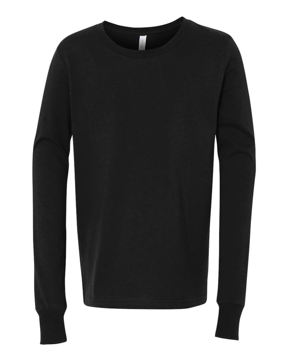 Front view of Youth Jersey Long Sleeve Tee