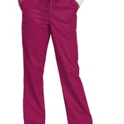 Front view of Wink Women’s Petite WorkFlex Flare Leg Cargo Pant