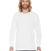 Front view of Unisex Fine Jersey USA Made Long-Sleeve T-Shirt