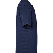 Side view of 3.0 Striped Perf Polo