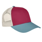 Front view of Tri-Color Trucker Cap