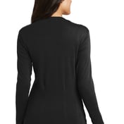 Back view of Ladies Modern Stretch Cotton Cardigan