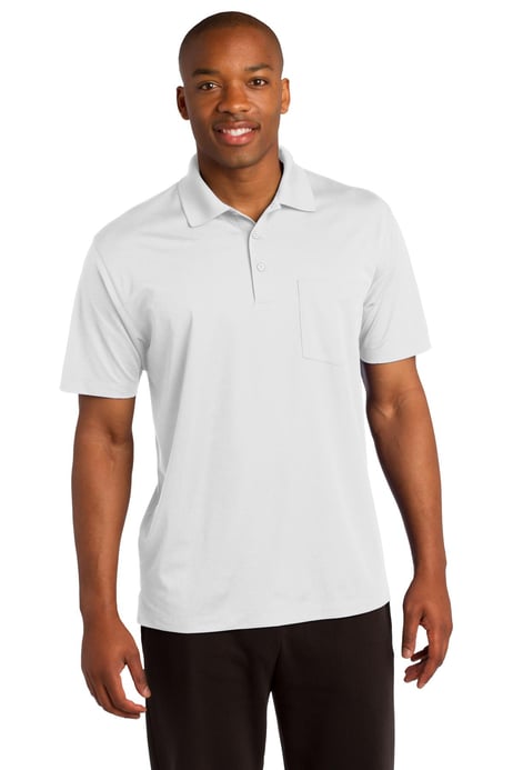 Front view of Micropique Sport-Wick&reg; Pocket Polo