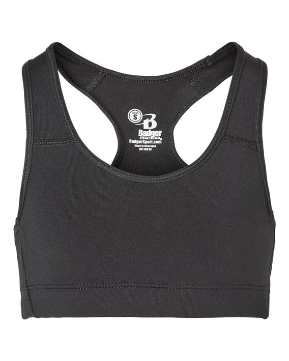 Front view of Girls’ B-Sport Bra Top