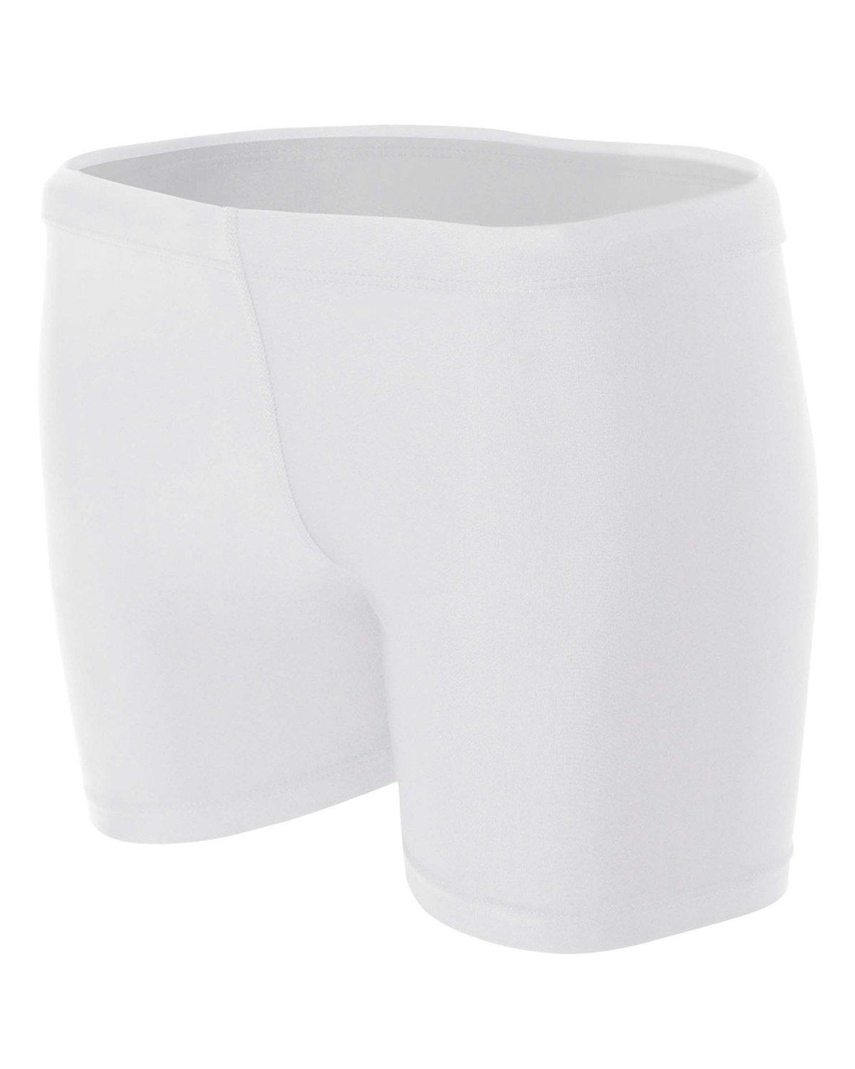 Front view of Ladies’ 4″ Inseam Compression Shorts