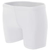 Front view of Ladies’ 4″ Inseam Compression Shorts