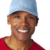 Front view of Adult Classic Cut Cotton Twill6-Panel Cap