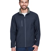 Front view of Adult Ripstop Soft Shell Jacket With Cadet Collar