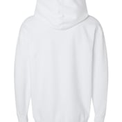 Back view of Garment-Dyed Lightweight Fleece Hooded Sweatshirt