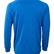 Back view of Henley Long Sleeve T-Shirt