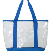 Back view of Clear Boat Tote