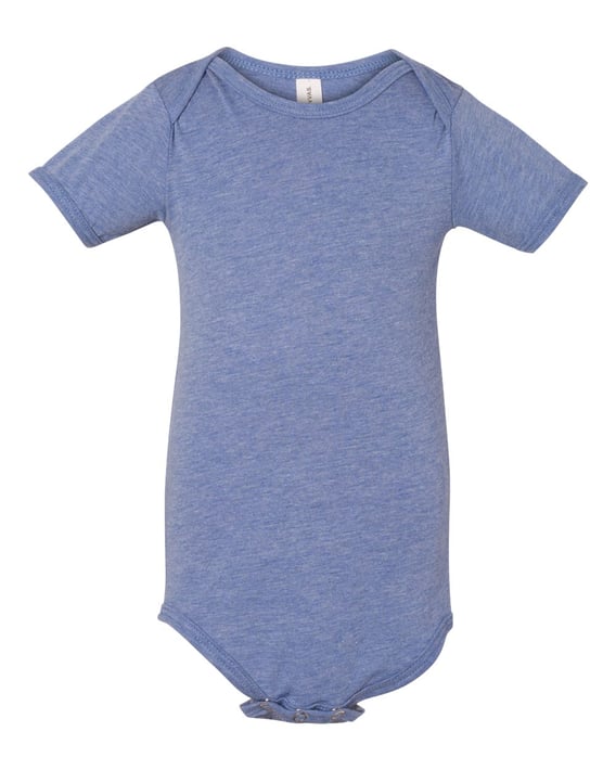 Front view of Infant Triblend Short Sleeve One Piece