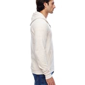 Side view of Unisex Triblend Full-Zip Hoodie