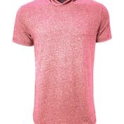 Front view of Mock Twist Hoodie T-Shirt