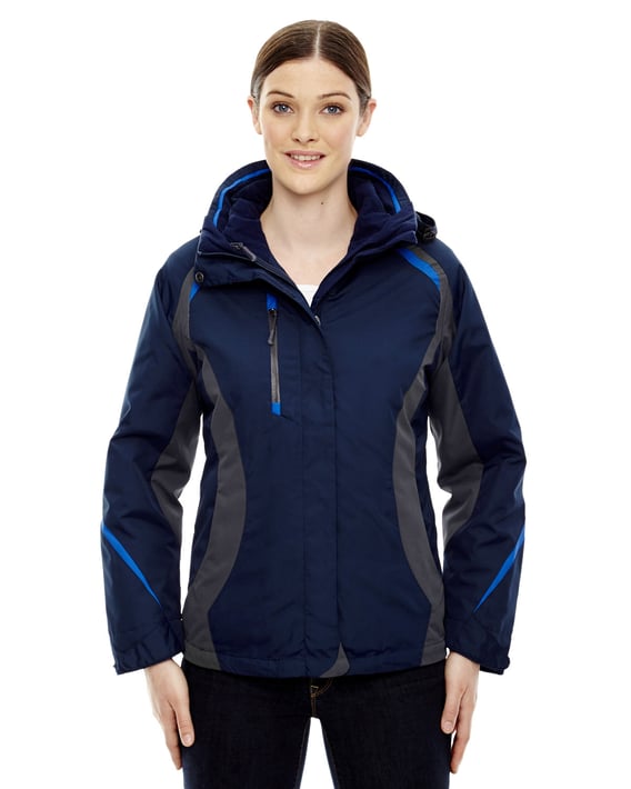 Front view of Ladies’ Height 3-in-1 Jacket With Insulated Liner