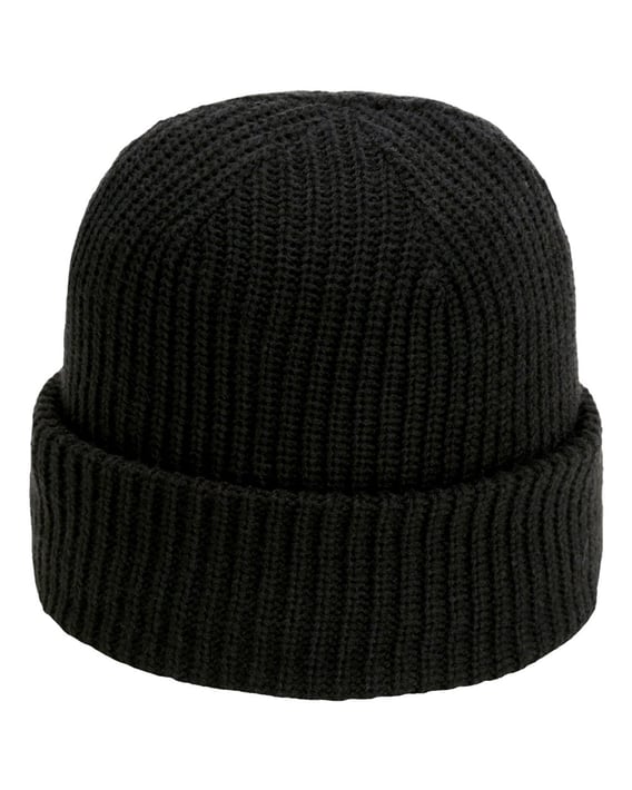 Front view of The Mogul Cuffed Beanie