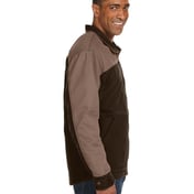 Side view of Men’s 100% Cotton 12oz Canvas/3oz Polyfill Insulation Tall Horizon Jacket