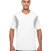 Front view of Men’s Short-Sleeve Athletic V-Neck Tournament Jersey