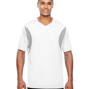 Front view of Men’s Short-Sleeve Athletic V-Neck Tournament Jersey