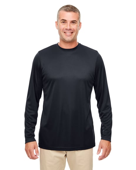 Frontview ofMen’s Cool & Dry Performance Long-Sleeve Top