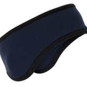Front view of Two-Color Fleece Headband