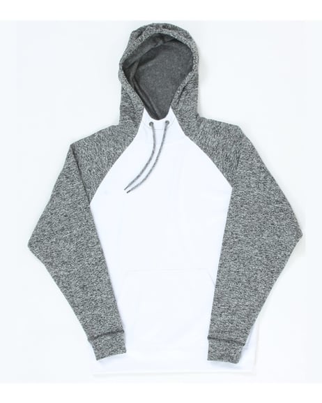 Front view of Colorblocked Cosmic Fleece Hooded Sweatshirt