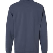 Back view of Garment-Dyed Quarter-Zip Sweatshirt