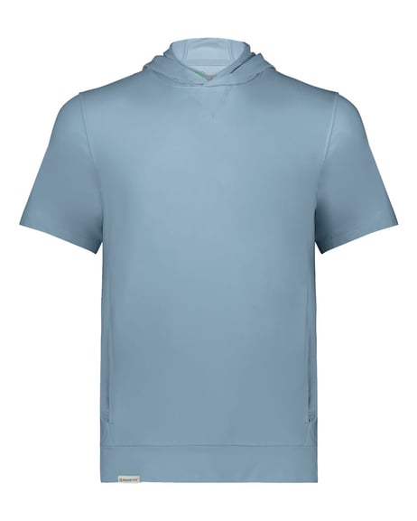 Front view of Eco Revive™ Youth Ventura Soft Knit Short Sleeve Hoodie