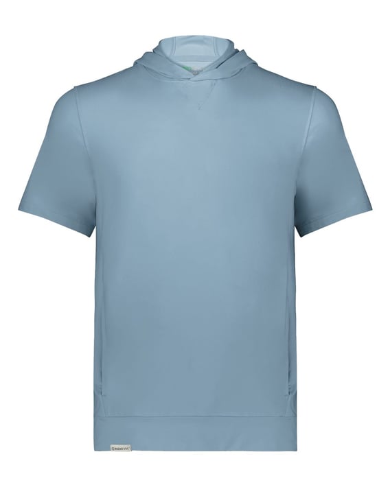 Front view of Eco Revive™ Youth Ventura Soft Knit Short Sleeve Hoodie