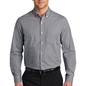 Front view of Broadcloth Gingham Easy Care Shirt