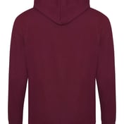 Back view of Midweight College Full-Zip Hooded Sweatshirt