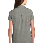 Back view of Ladies Meridian Cotton Blend Polo