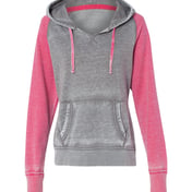 Front view of Women’s Zen Fleece Raglan Hooded Sweatshirt