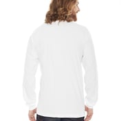 Back view of Unisex Fine Jersey USA Made Long-Sleeve T-Shirt