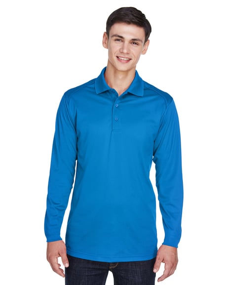 Front view of Men's Tall Eperformance Snag Protection Long-Sleeve Polo